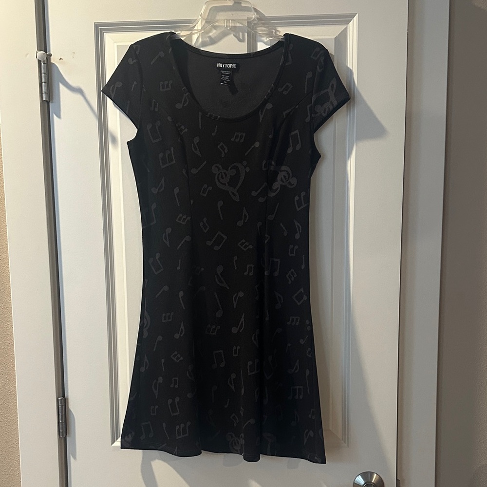 Black Music Note Women's Dress